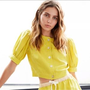 Aritzia Le Fou Wilfred Alban Blouse S